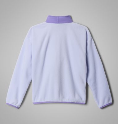 Youth Sequoia Grove Fleece Jacket, Color: Snowdrift, Paisley Purple, image 10