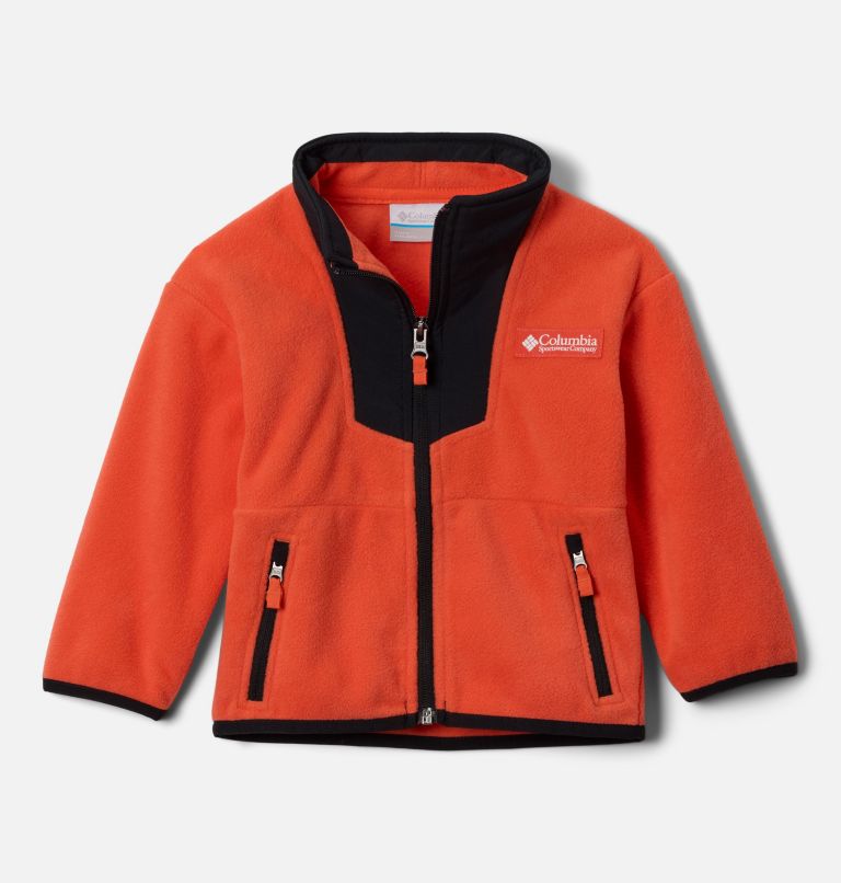 Toddler Sequoia Grove Full Zip Fleece, Color: Zing, Black, image 1