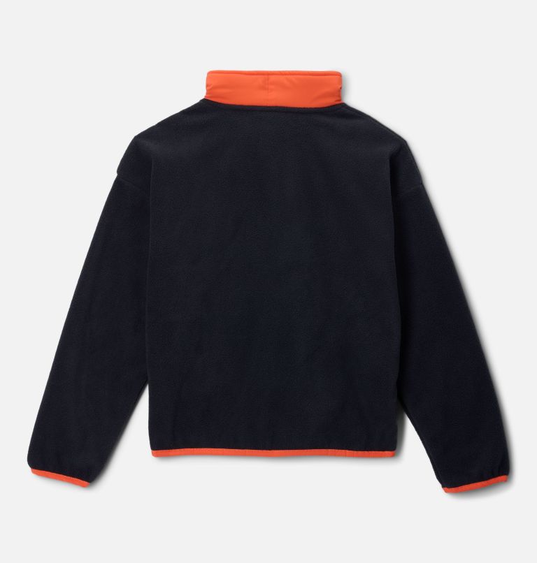Kids' Sequoia Grove Half Zip Fleece, Color: Black, Zing, image 2
