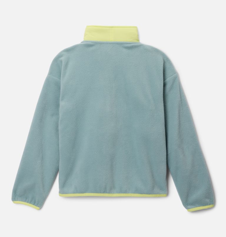 Kids' Sequoia Grove Half Zip Fleece, Color: Crushed Blue, Neon Light, image 2
