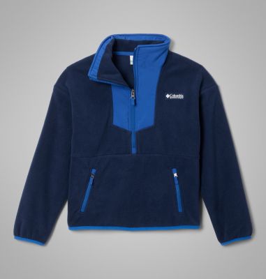 Sequoia Grove Half Zip Fleece, Color: Collegiate Navy, Mountain Blue, image 3