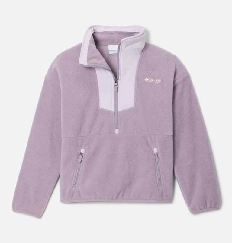 Kids' Sequoia Grove Half Zip Fleece, Color: Shale Purple, Lavender Pearl, image 1