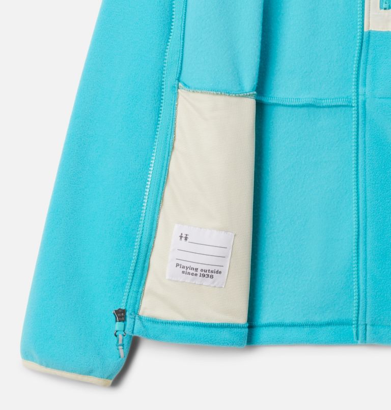 Fast Trek IV Fleece Full Zip, Color: Geyser, Chalk, image 3
