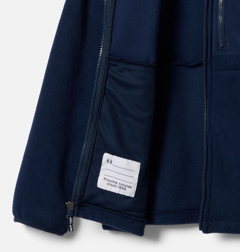 Youth Fast Trek IV Fleece Jacket, Color: Collegiate Navy, image 3