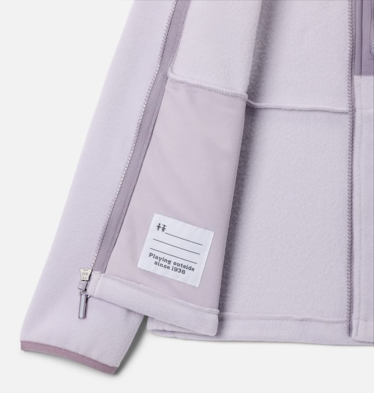 Chaqueta de forro polar Fast Trek para jóvenes, Color: Lavender Pearl, Shale Purple, image 3