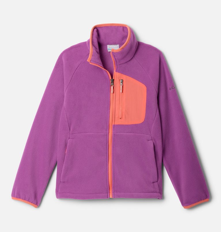 Fast Trek IV Fleece Full Zip, Color: Razzle, Hot Coral, image 1
