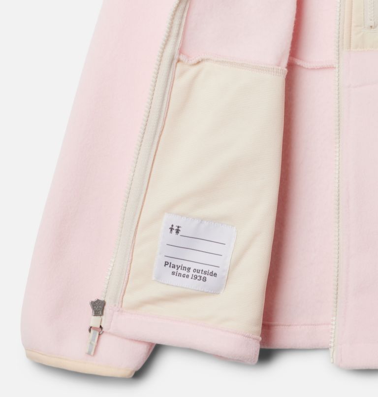 Veste Polaire Fast Trek IV Junior, Color: Satin Pink, Chalk, image 3