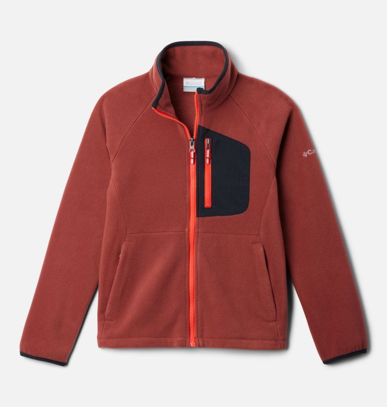Chaqueta de forro polar Fast Trek para jóvenes, Color: Spice, Black, image 1