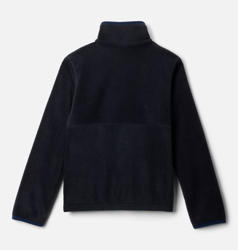 Kids' Back Bowl II Full Zip Fleece Jacket, Color: Black, Collegiate Navy, image 2