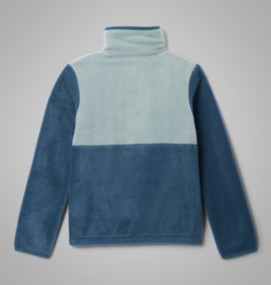 Kids' Back Bowl II Full Zip Fleece Jacket, Color: Everblue, Crushed Blue, Neon Light, image 12