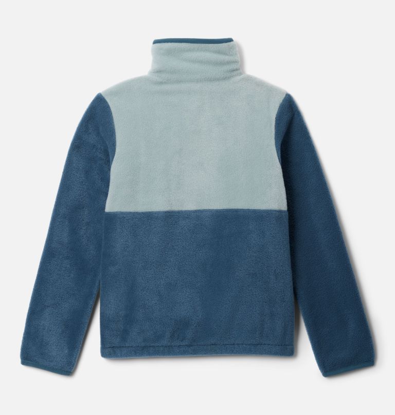 Kids' Back Bowl II Full Zip Fleece Jacket, Color: Everblue, Crushed Blue, Neon Light, image 2