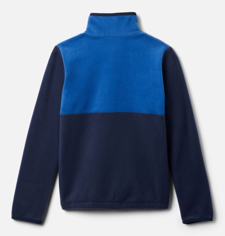 Kids' Back Bowl II Full Zip Fleece Jacket, Color: Collegiate Navy, Mountain Blue, image 2