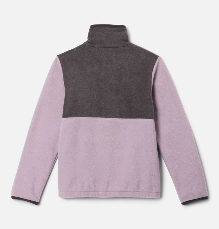 Kids' Back Bowl II Full Zip Fleece Jacket, Color: Shale Purple, Shark, Dark Stone, image 2