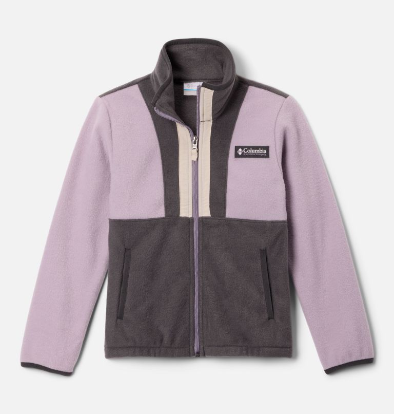 Kids' Back Bowl II Full Zip Fleece Jacket, Color: Shale Purple, Shark, Dark Stone, image 1