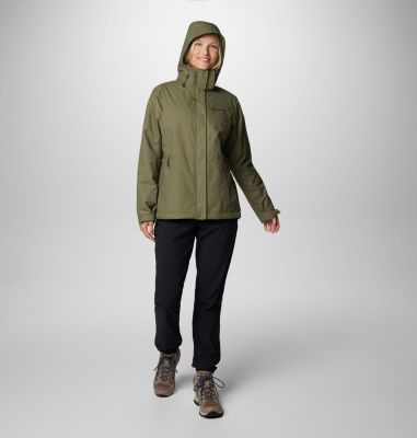 Women's Bugaboo III 3-in-1 Waterproof Jacket, Color: Stone Green, image 3
