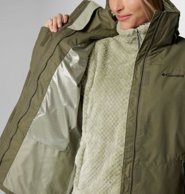 Columbia Bugaboo III Fleece Interchange Jas, waterdicht, thermische Omni- Heat, rits-in-wisselsysteem, verstelbare stormcapuchon, veilige zakken, trekkoord in de zoom - Dames