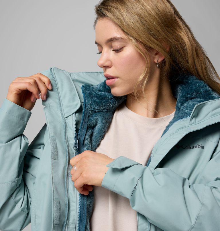 Women's Bugaboo III Fleece Interchange Jacket, Color: Crushed Blue, image 6