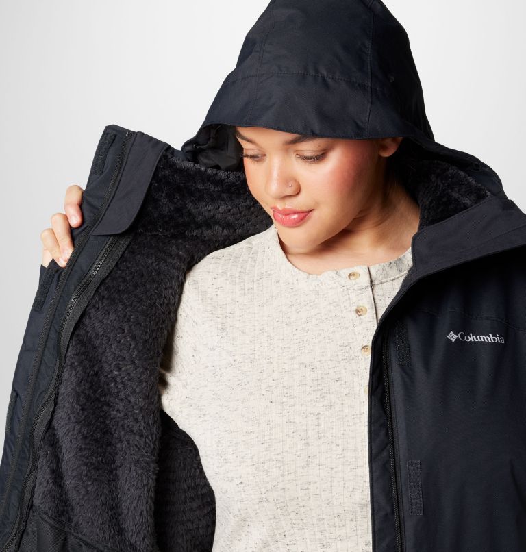 Women's Bugaboo III Fleece Interchange Jacket - Plus Size, Color: Black, image 7