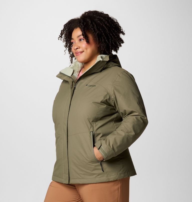 Manteau Interchange en laine polaire Bugaboo III pour femmes – Grandes tailles, Color: Stone Green, image 4
