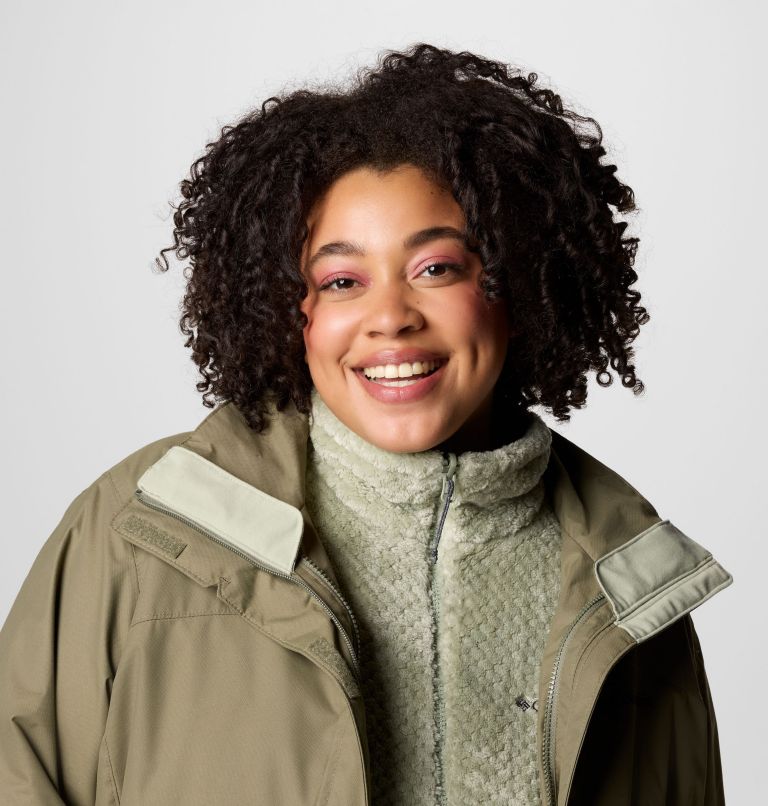 Manteau Interchange en laine polaire Bugaboo III pour femmes – Grandes tailles, Color: Stone Green, image 5
