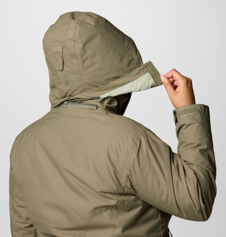 Manteau Interchange en laine polaire Bugaboo III pour femmes – Grandes tailles, Color: Stone Green, image 8