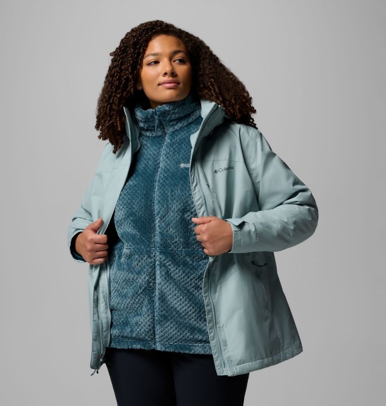 Women's Bugaboo III Fleece Interchange Jacket - Plus Size, Color: Crushed Blue, image 5