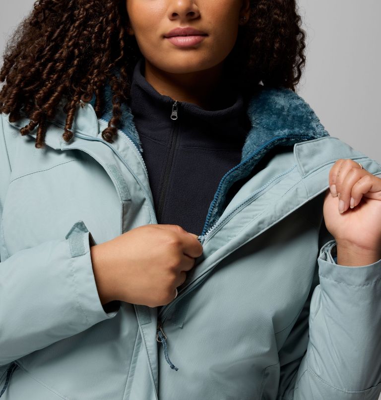Women's Bugaboo III Fleece Interchange Jacket - Plus Size, Color: Crushed Blue, image 8
