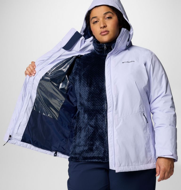 Women's Bugaboo III Fleece Interchange Jacket - Plus Size, Color: Snowdrift, image 6