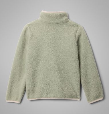 Youth Helvetia II Sherpa Half Snap Fleece, Color: Safari, Stone Green, image 14