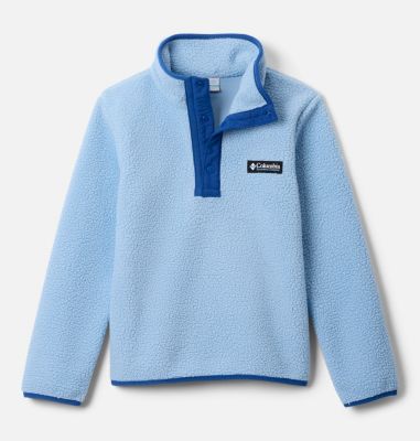 Helvetia II Half Snap Fleece, Color: Ripple Blue, Mountain Blue, image 1