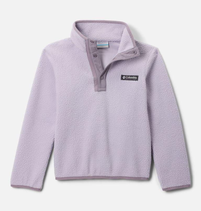 Kids' Helvetia II Half Snap Fleece Pullover, Color: Lavender Pearl, Shale Purple, image 1