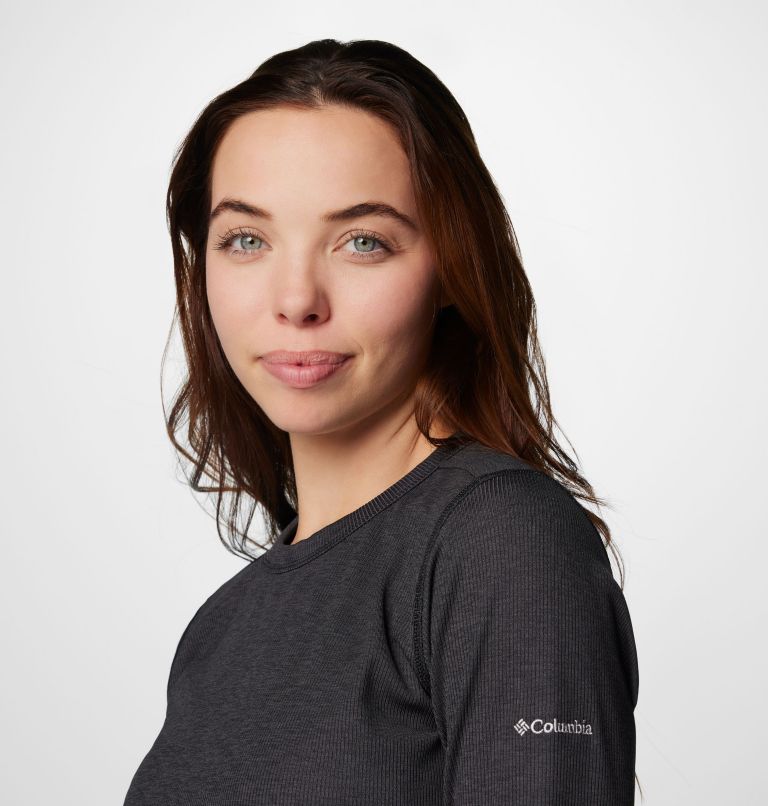 Women's Boundless Days Knit Crew Long Sleeve Shirt, Color: Black, image 5