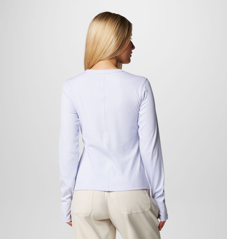 Women's Boundless Days Knit Long Sleeve t-shirt, Color: Snowdrift, image 2