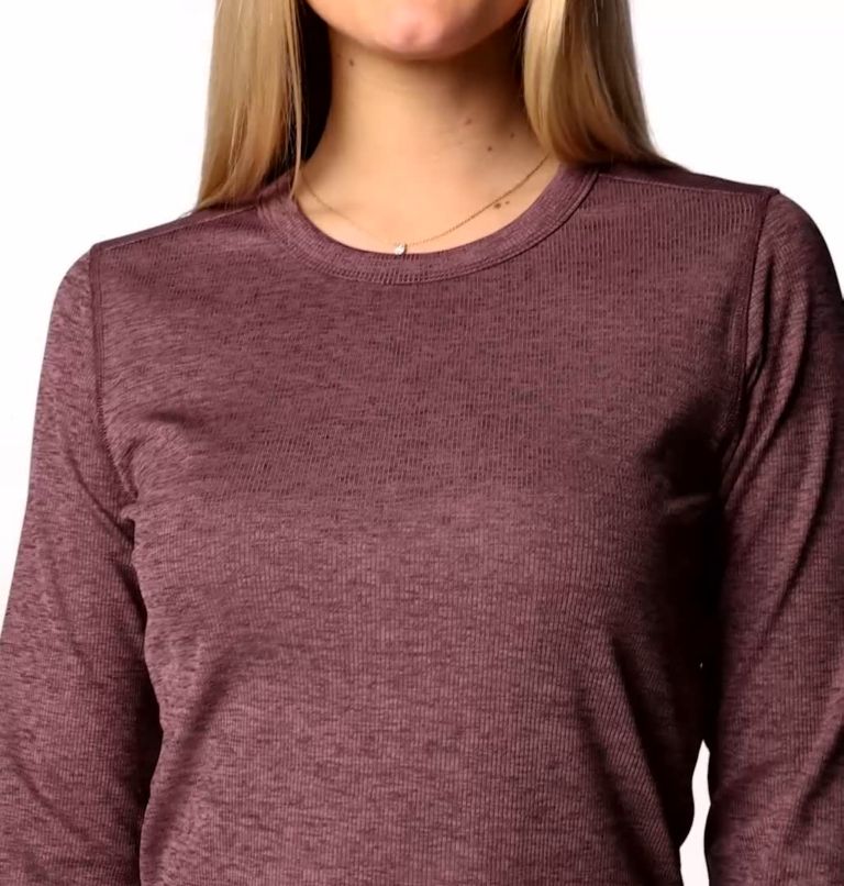 Women's Boundless Days Knit Long Sleeve t-shirt, Color: Moonvista