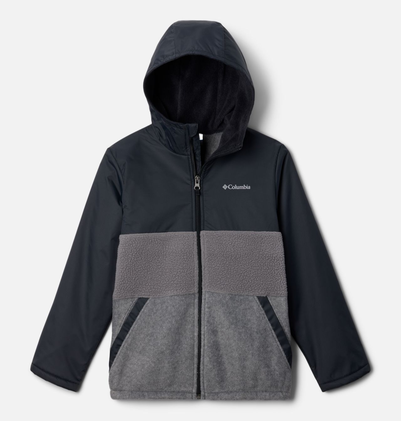 Boys' Steens Mtn™ II Novelty Hooded Fleece Jacket 1