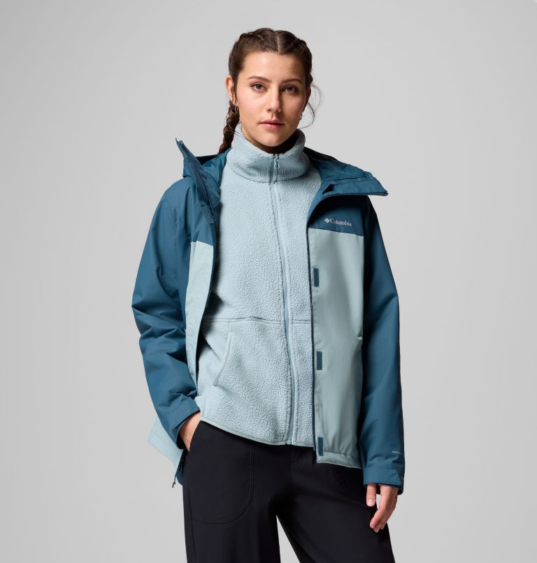 Women's Hikebound II Interchange Jacket, Color: Everblue, Crushed Blue, image 5