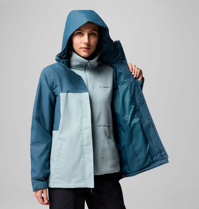 Women's Hikebound II Interchange Jacket, Color: Everblue, Crushed Blue, image 8