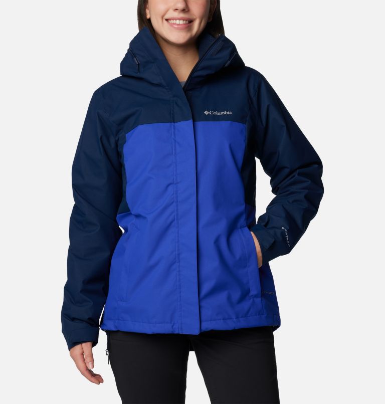 Blue columbia jacket womens on sale