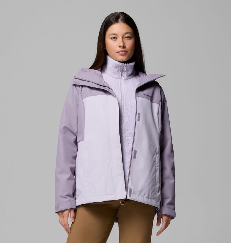 Women's Hikebound II Interchange Jacket, Color: Shale Purple, Lavender Pearl, image 5
