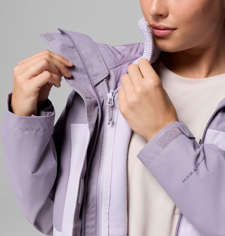 Women's Hikebound II Interchange Jacket, Color: Shale Purple, Lavender Pearl, image 7
