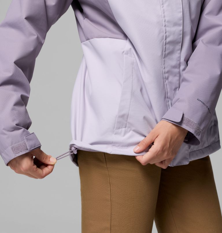 Women's Hikebound II Interchange Jacket, Color: Shale Purple, Lavender Pearl, image 9