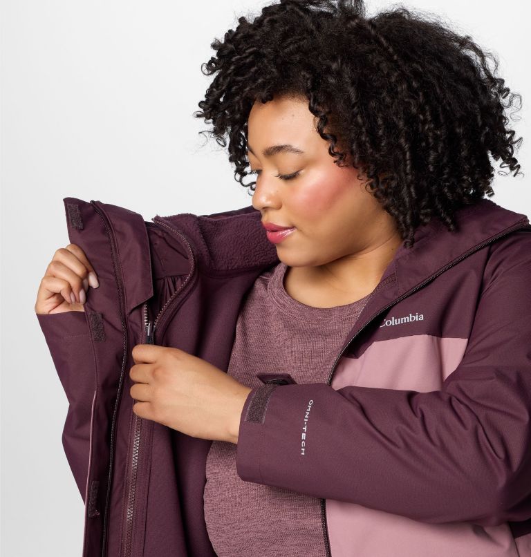 Women's Hikebound II Interchange Jacket - Plus Size, Color: Moonvista, Fig, image 7