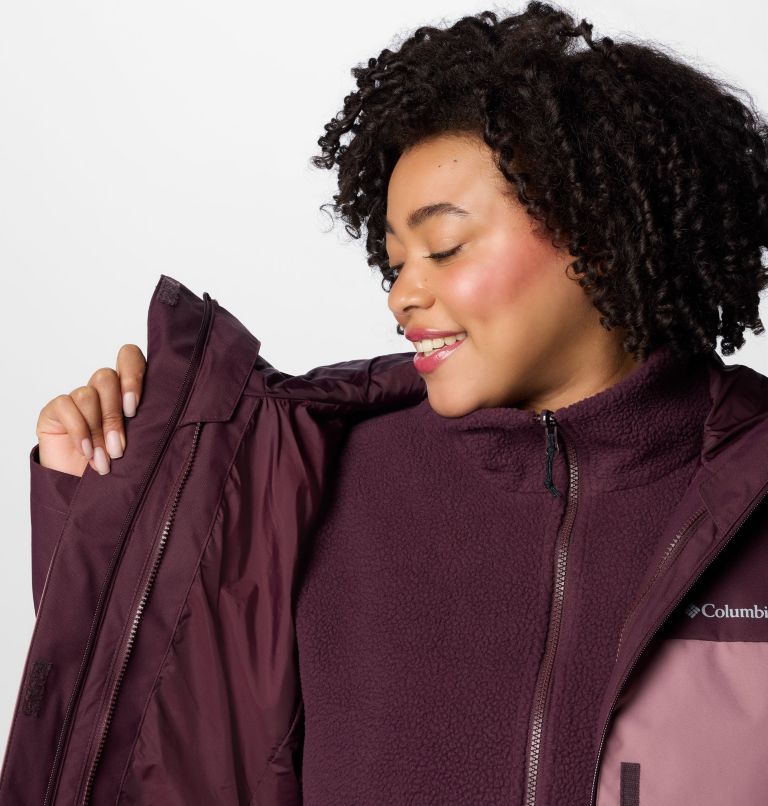 Women's Hikebound II Interchange Jacket - Plus Size, Color: Moonvista, Fig, image 8