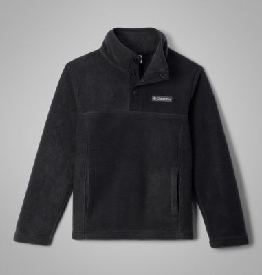 Steens Mtn II 1/4 Snap Fleece Pull-Over, Color: Black, image 9