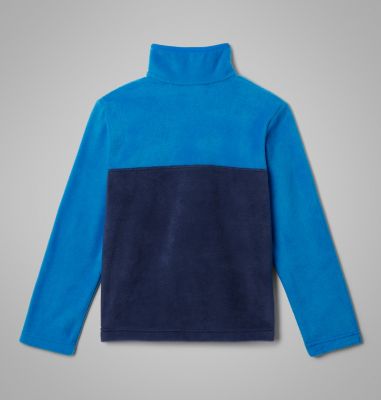 Steens Mtn II 1/4 Snap Fleece Pull-Over, Color: Collegiate Navy, Bright Indigo, image 12