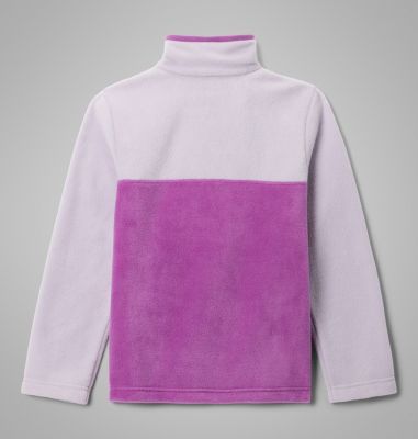 Steens Mtn II 1/4 Snap Fleece Pull-Over, Color: Razzle, Lavender Pearl, image 4