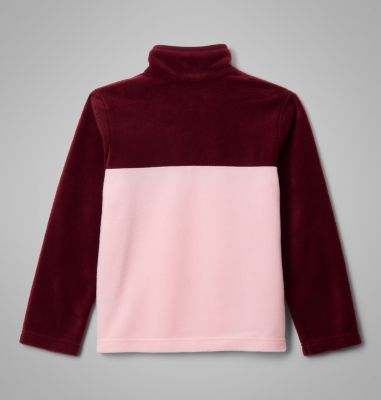 Steens Mtn II 1/4 Snap Fleece Pull-Over, Color: Satin Pink, Rich Wine, image 8