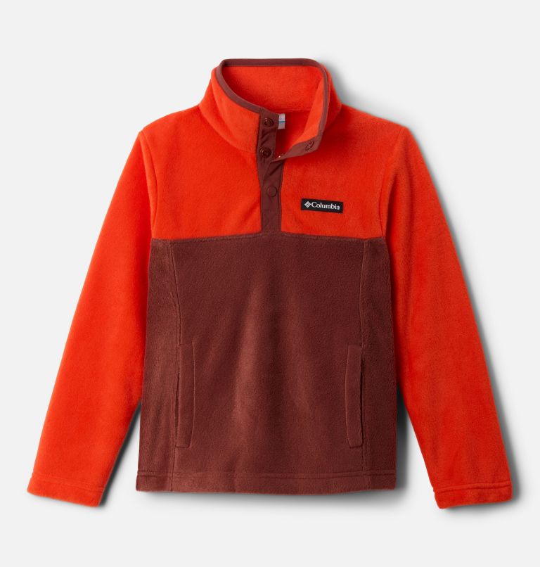Youth Steens Mountain II Half Snap Fleece, Color: Spice, Spicy, image 1