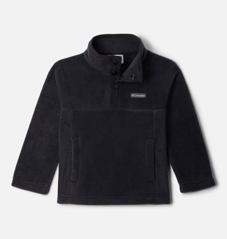 Toddler Steens Mtn II Quarter Snap Fleece Pullover, Color: Black, image 1