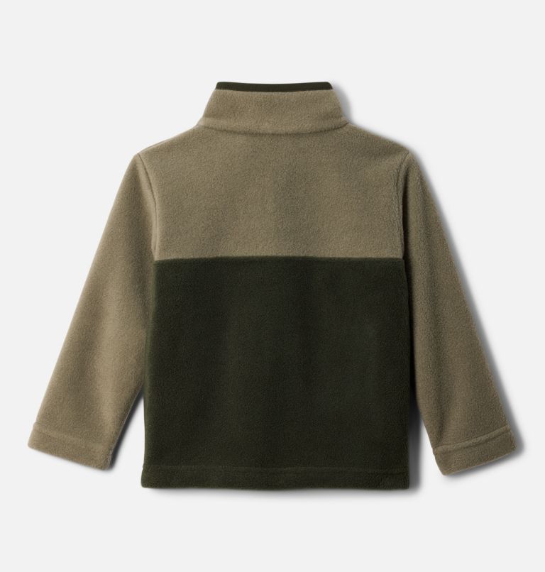 Toddler Steens Mtn II Quarter Snap Fleece Pullover, Color: Greenscape, Stone Green, image 2